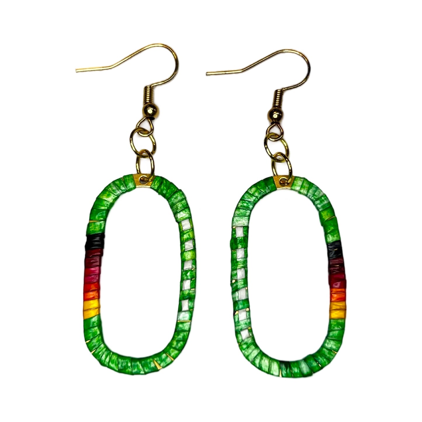 ARC Quill Oval Earrings