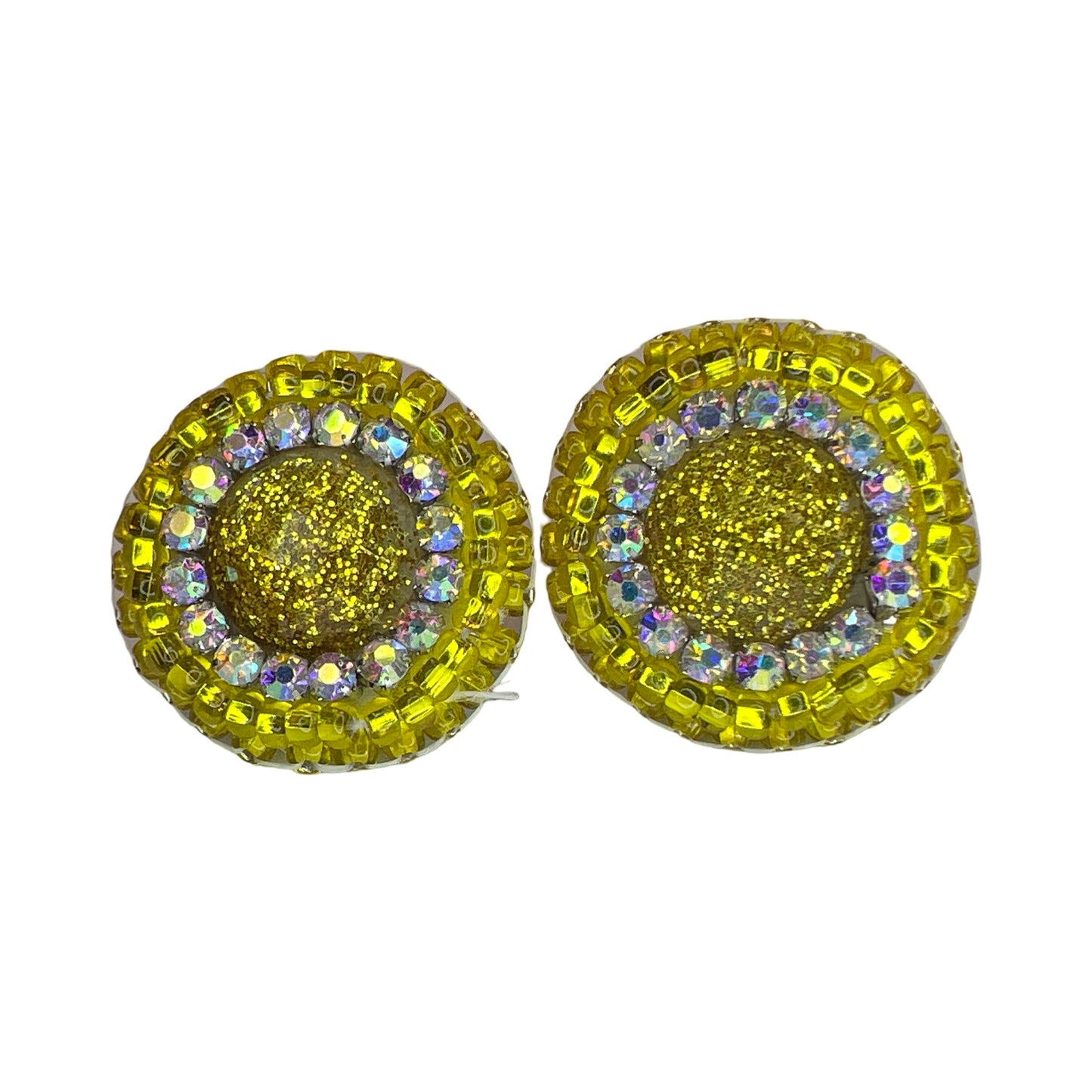 MH Beaded Stud Earrings
