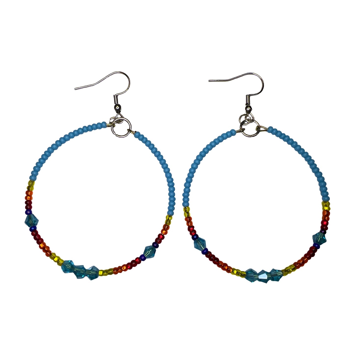SBR Bead Circle Earrings