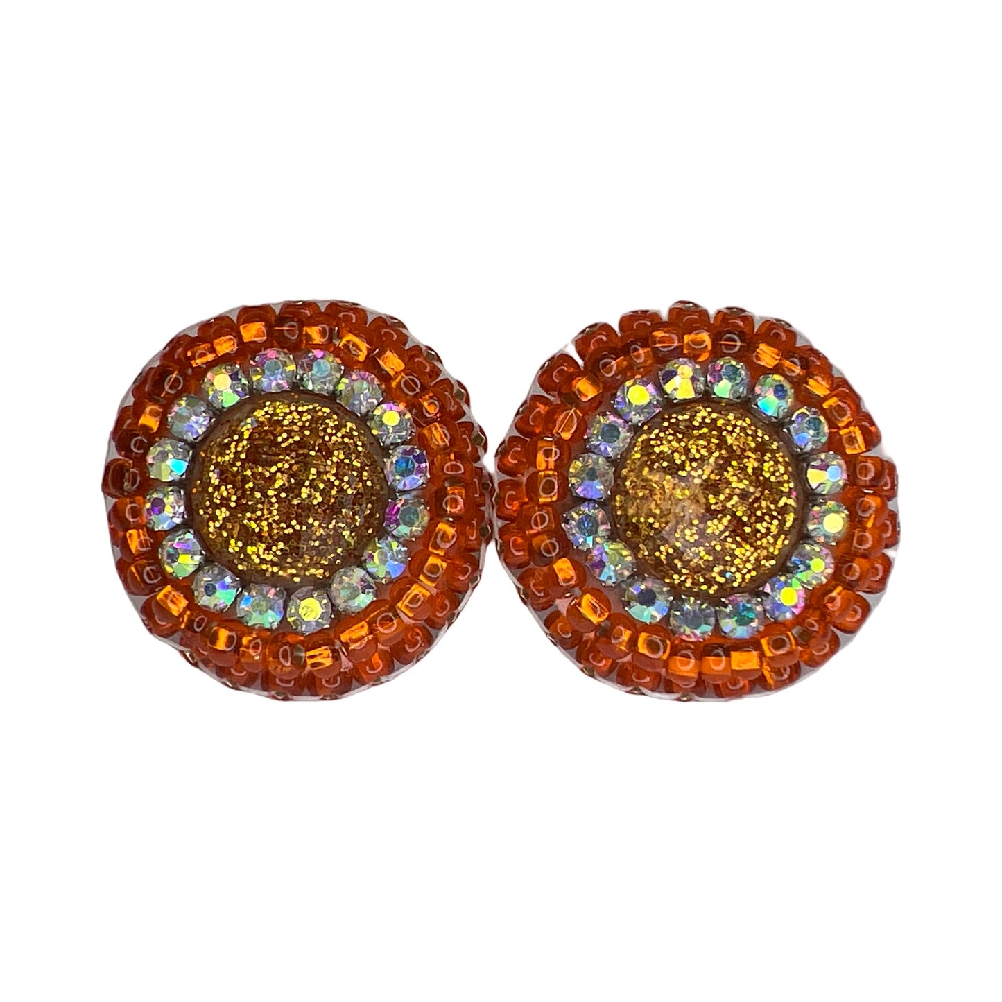 MH Beaded Stud Earrings