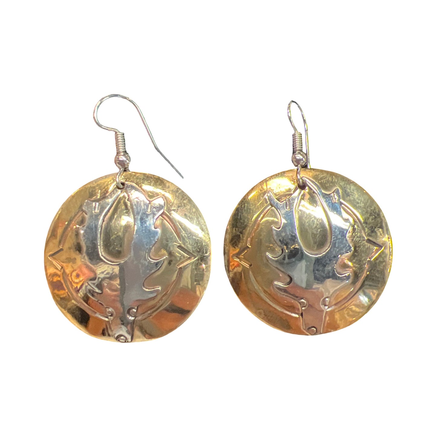 MZ Medium Round Earrings