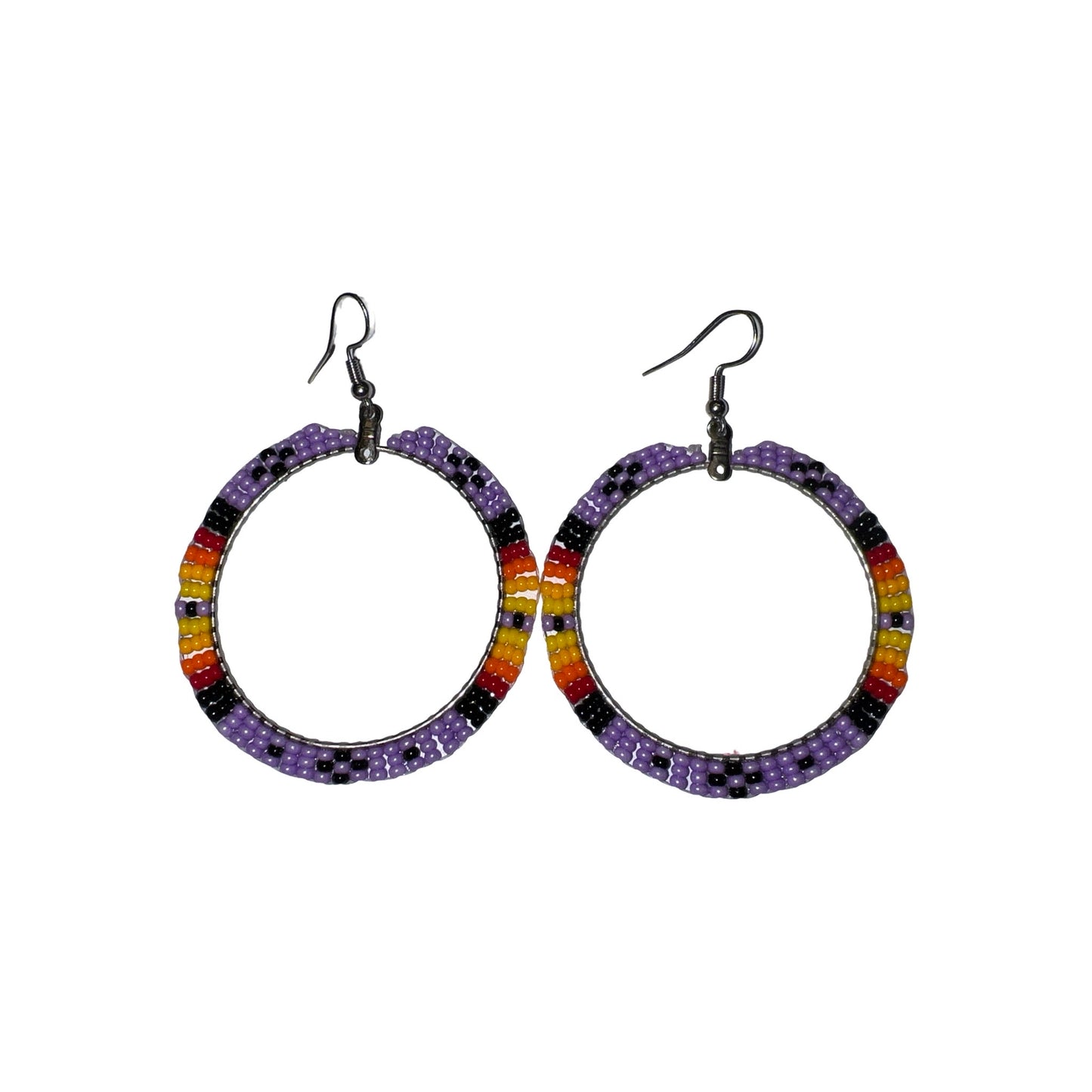 DYH 2" Beaded Earrings