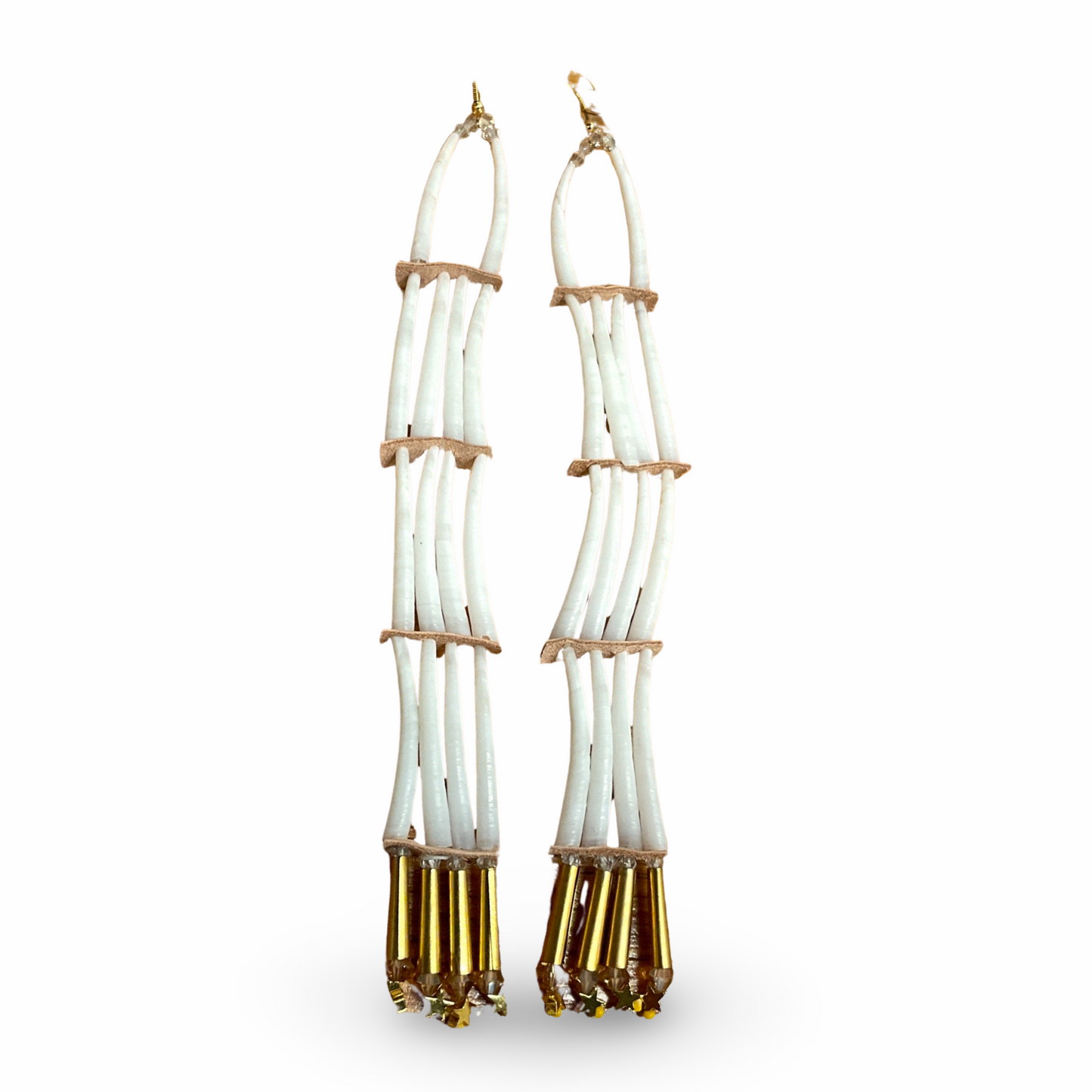 ABE Dentalium Earrings