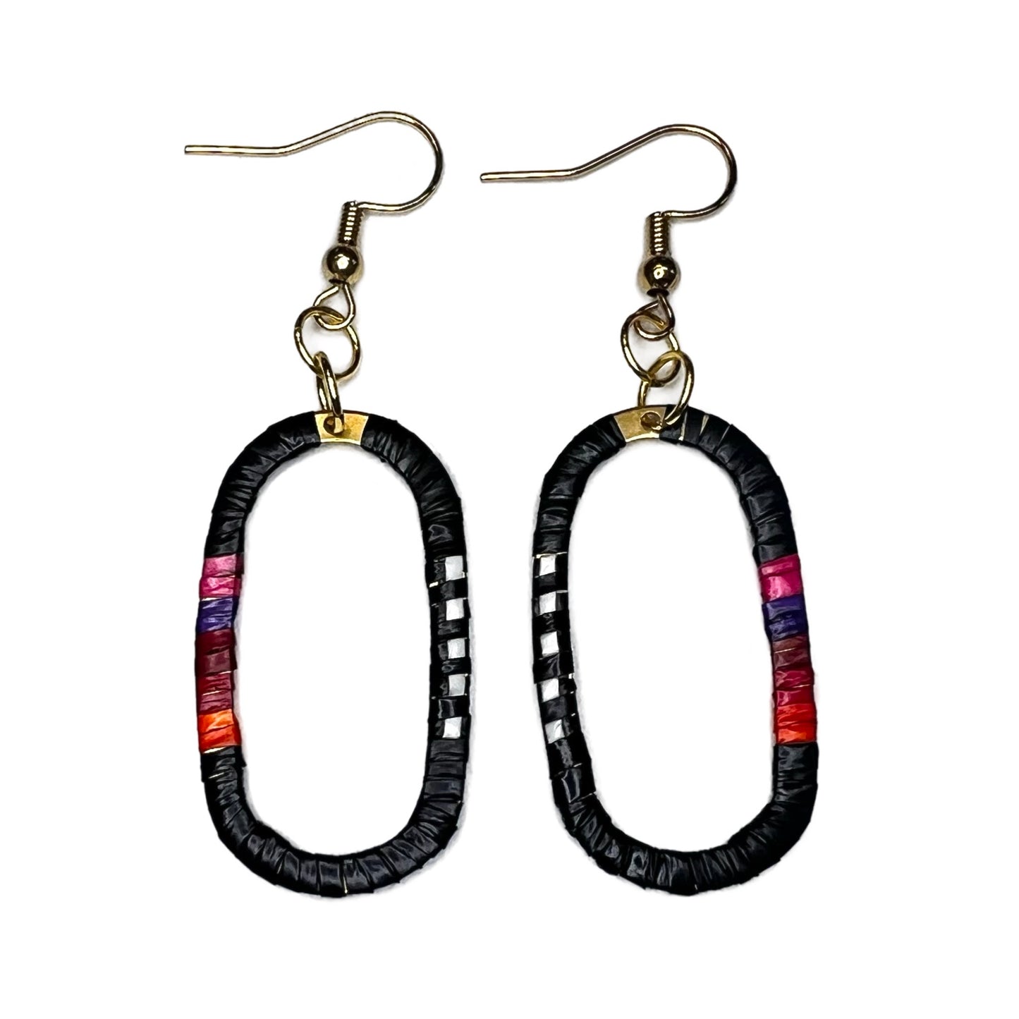 ARC Quill Oval Earrings