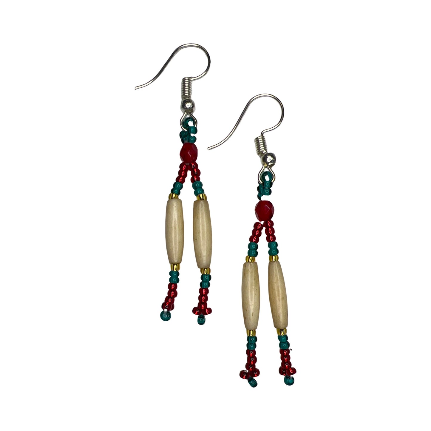 CDT Small Hollow Bone Earrings