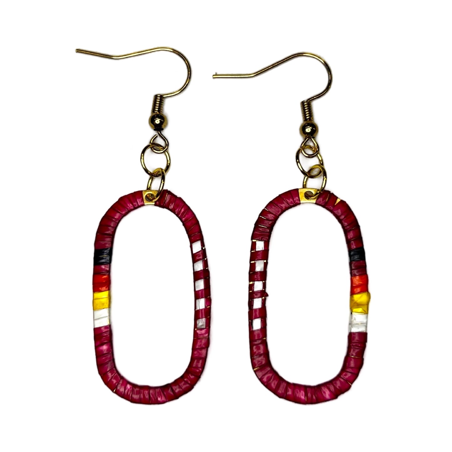 ARC Quill Oval Earrings