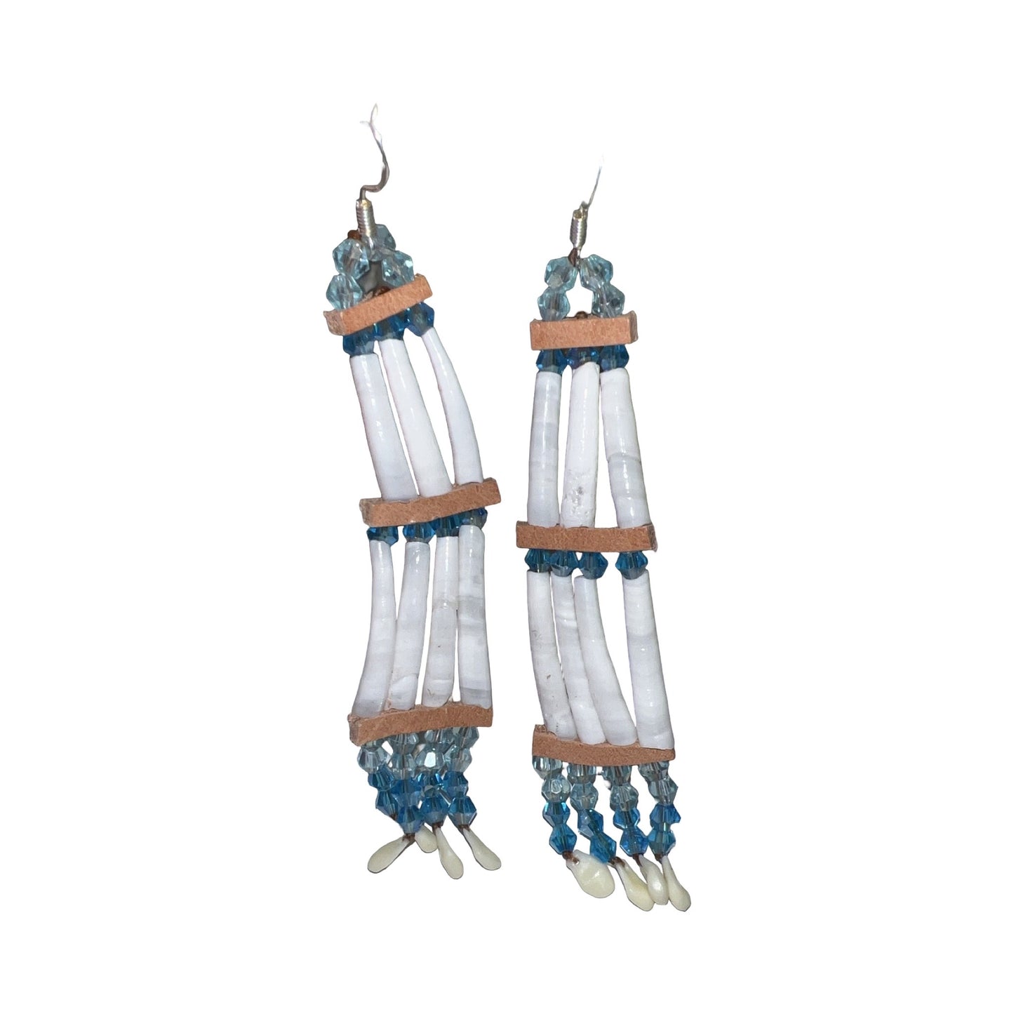 MH 2 Tier Dentalium Earrings