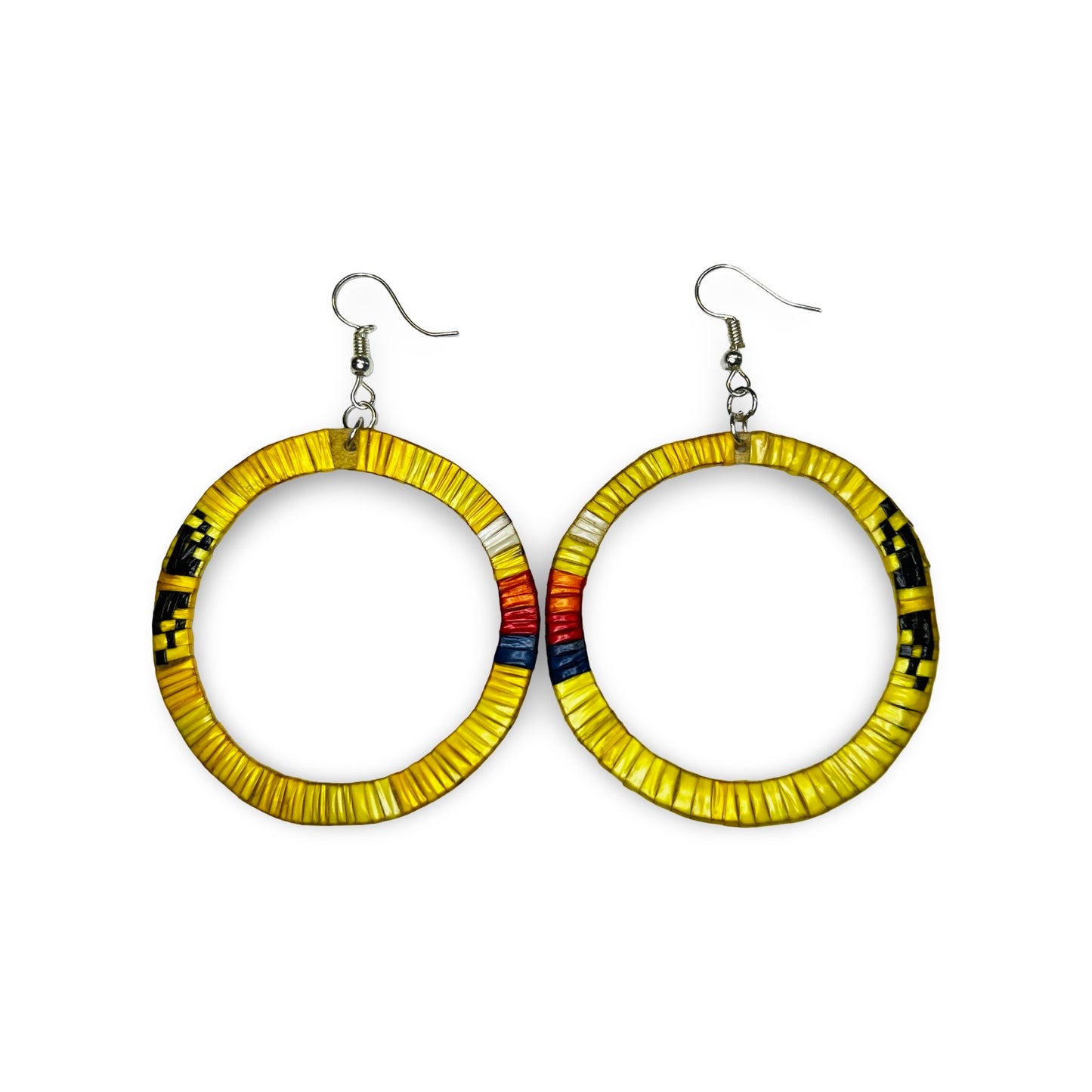 GRC Large Quill Circle Earrings