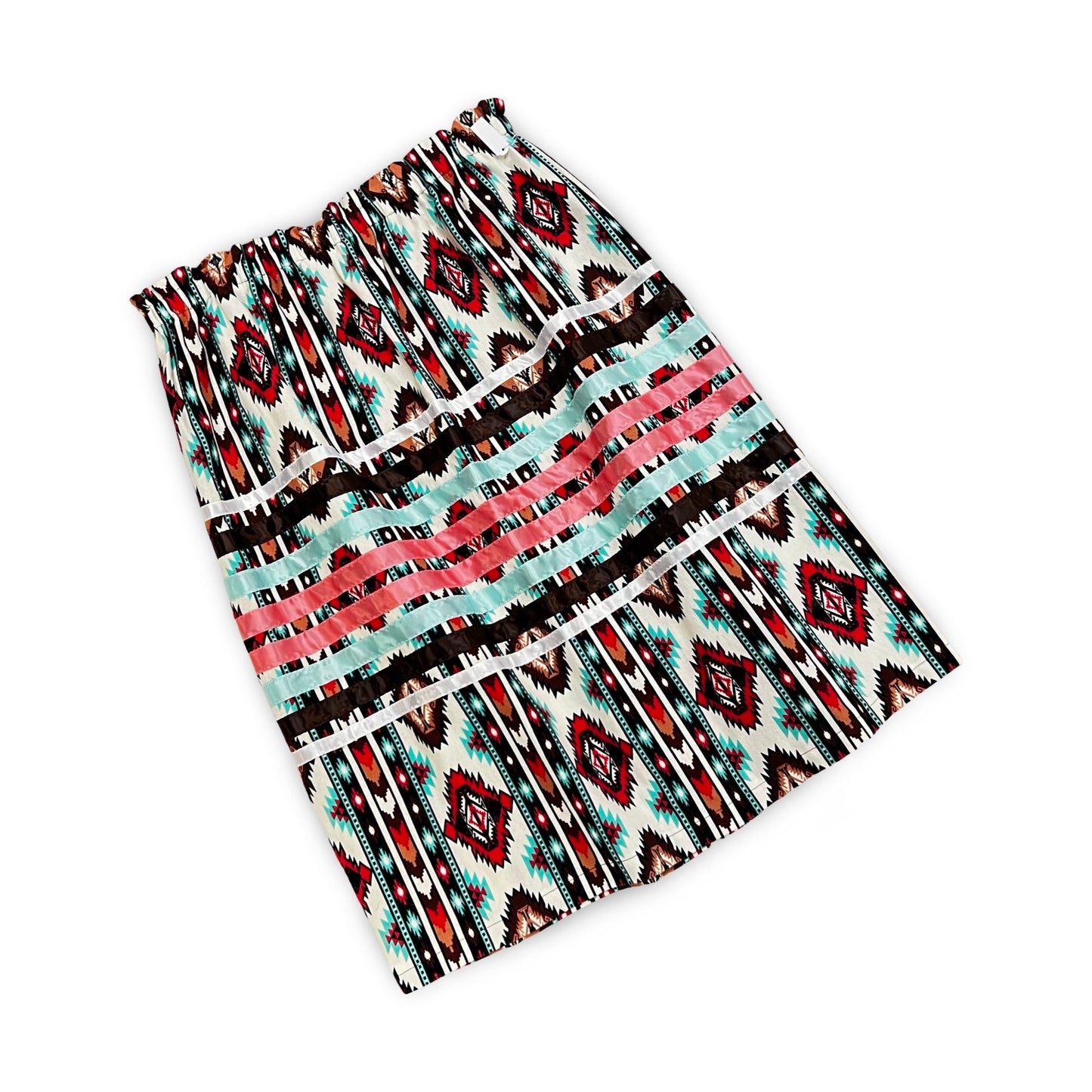 LBH Brown/Blue Ribbon Skirt