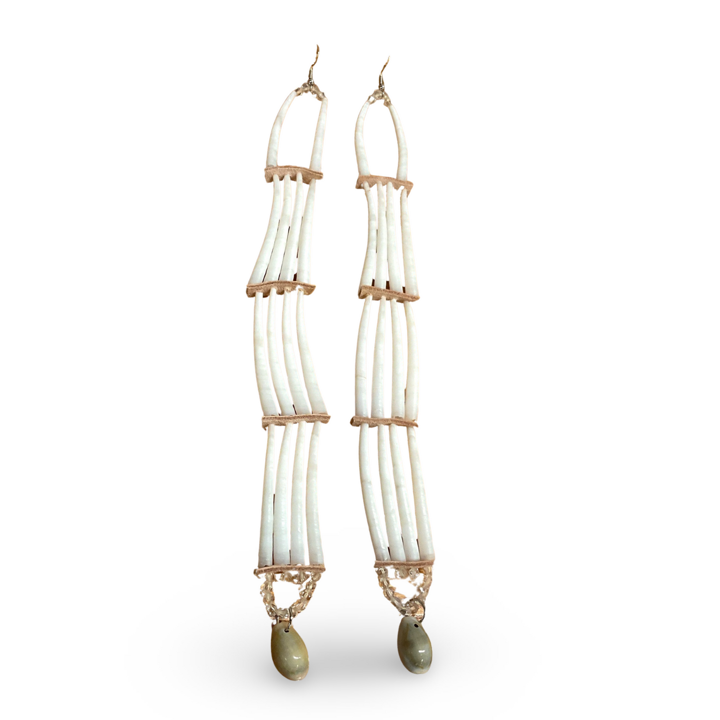 ABE Dentalium Earrings