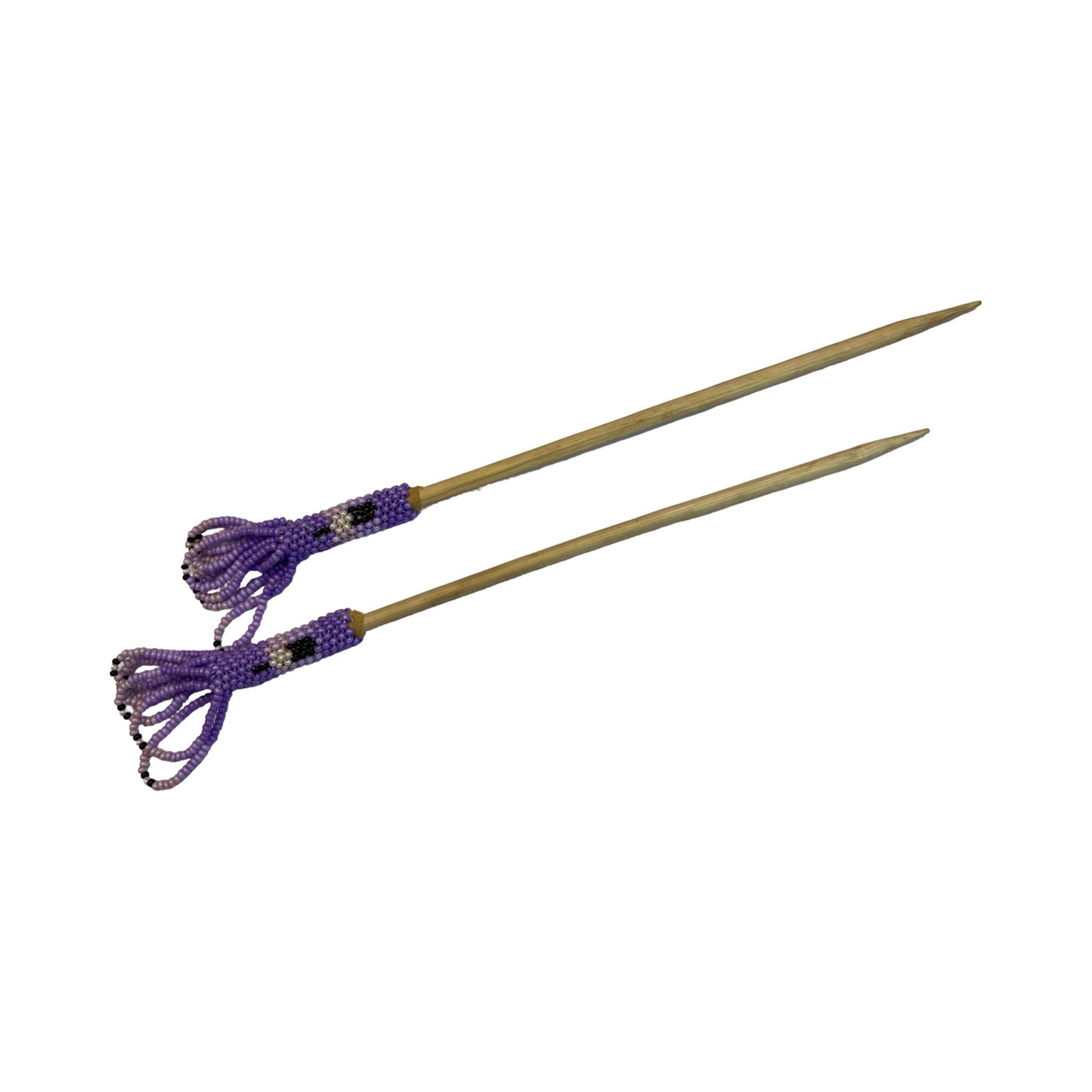 DLB 7" Beaded Hair Sticks