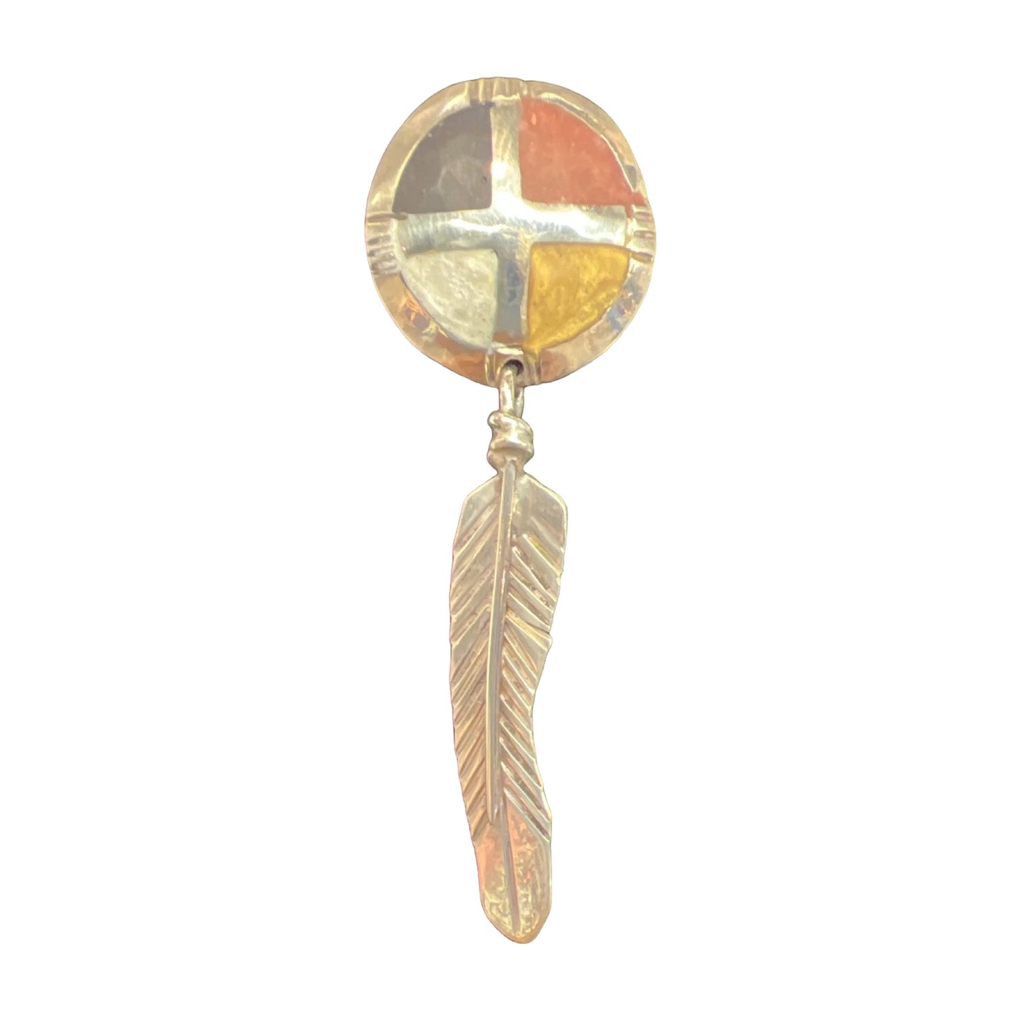 MZ Sm Medicine Wheel Hat Pin