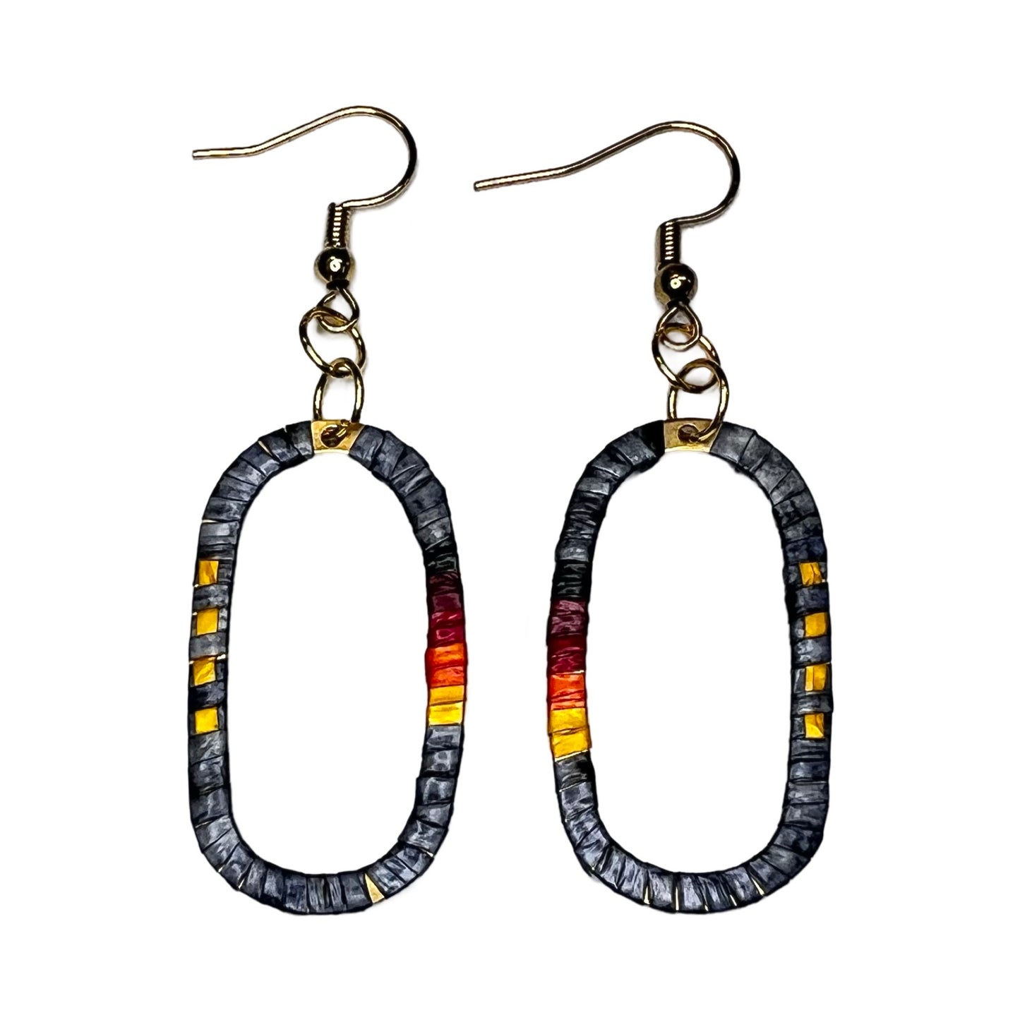 ARC Quill Oval Earrings