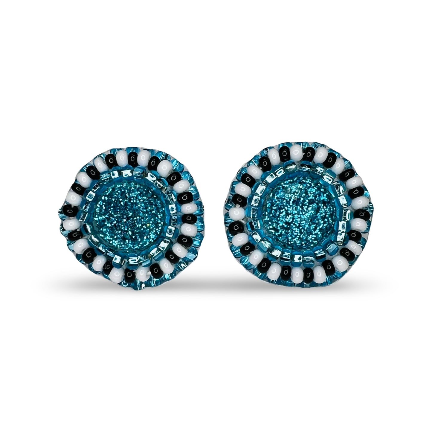 MH Beaded Stud Earrings