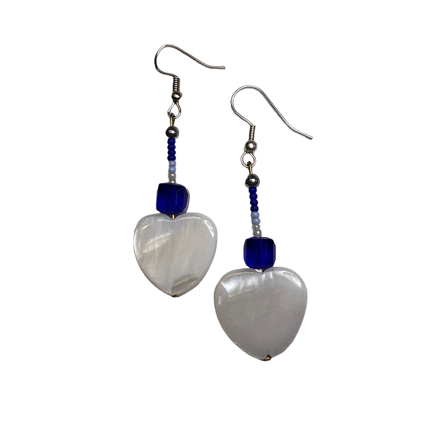 KEH Heart Nacre Earrings