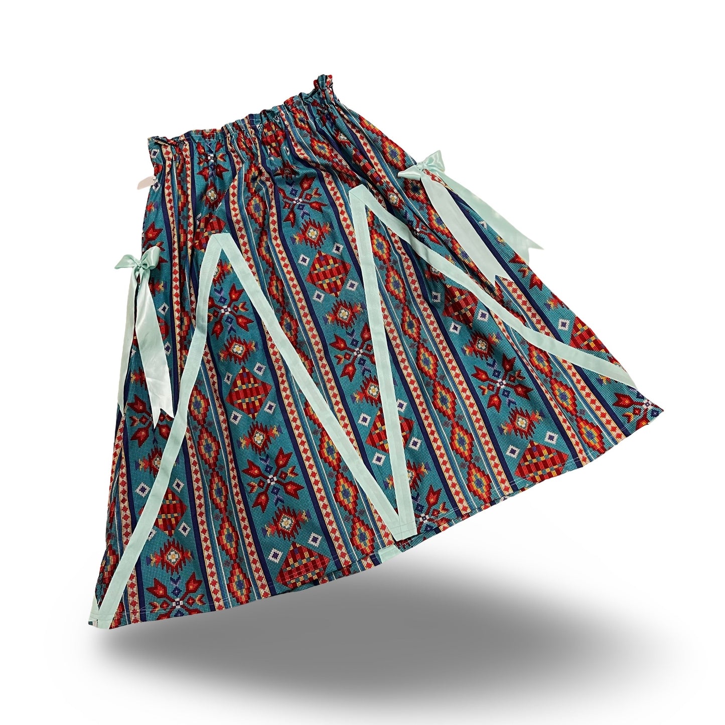 SG Teal Ribbon Skirt