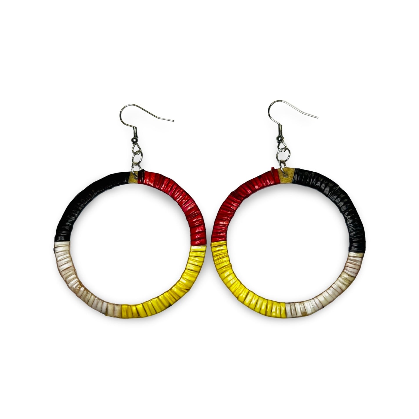 GRC Large Quill Circle Earrings