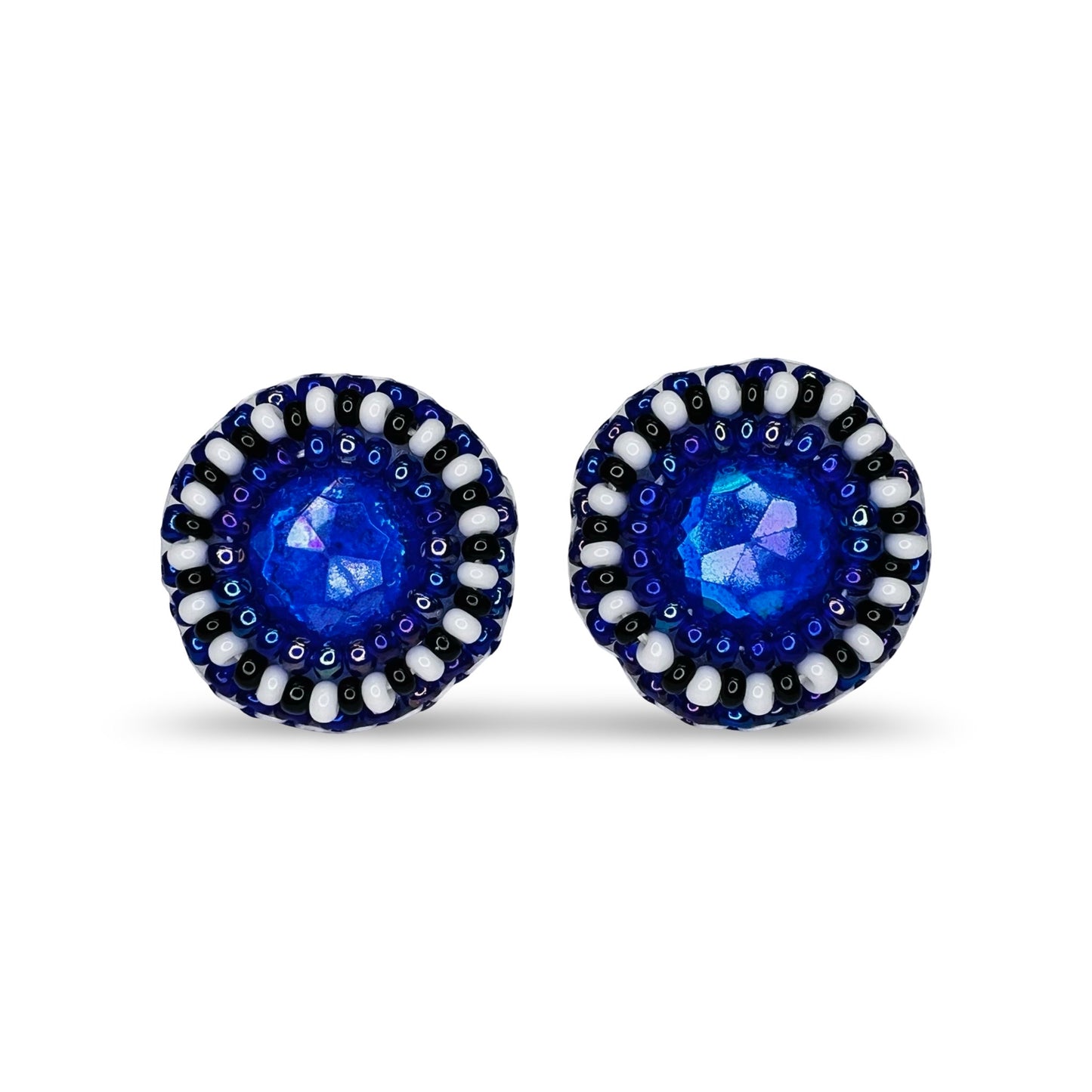 MH Beaded Stud Earrings