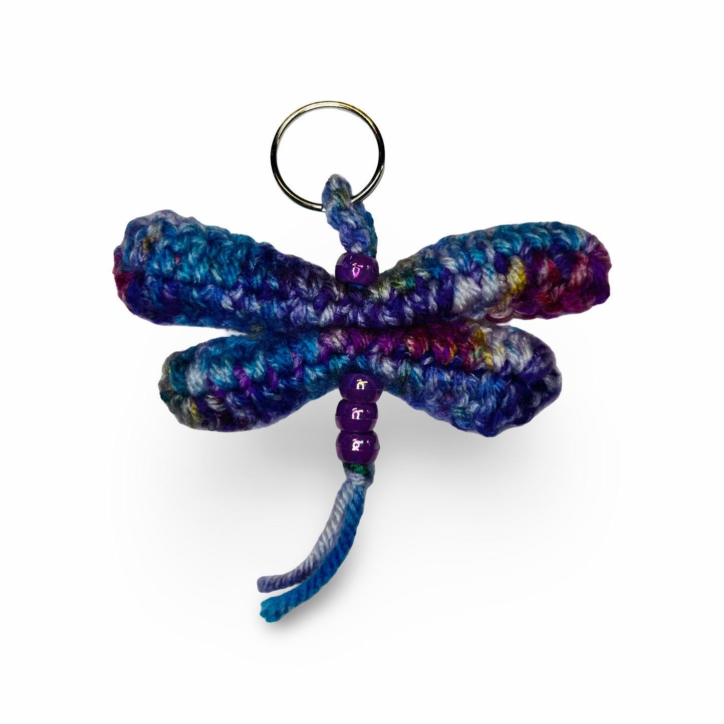 JH Crochet Mini Dragonfly Keychain