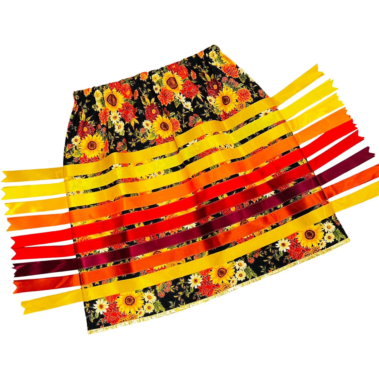 WL 2XL Sunflower Ribbon Skirt