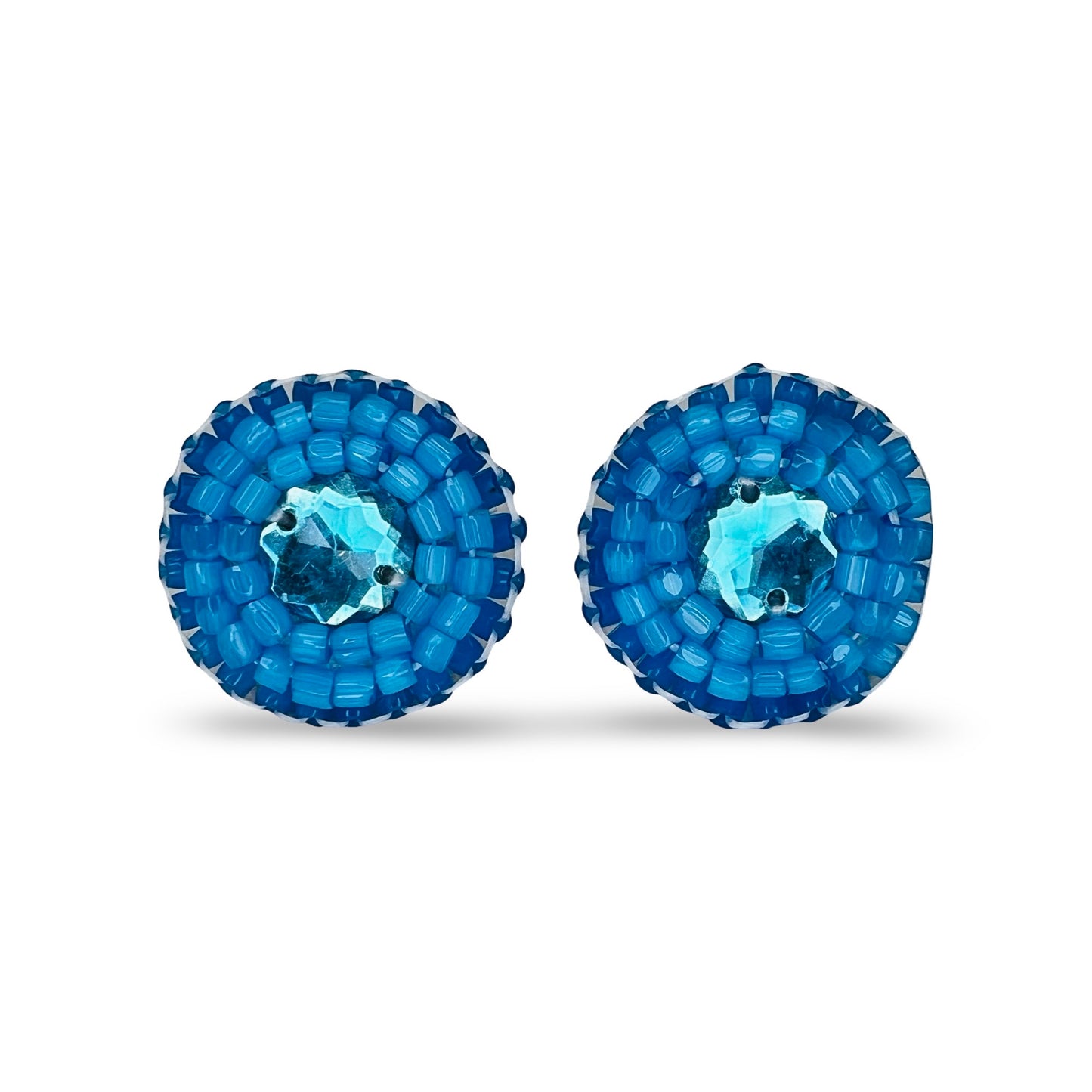 MH Beaded Stud Earrings