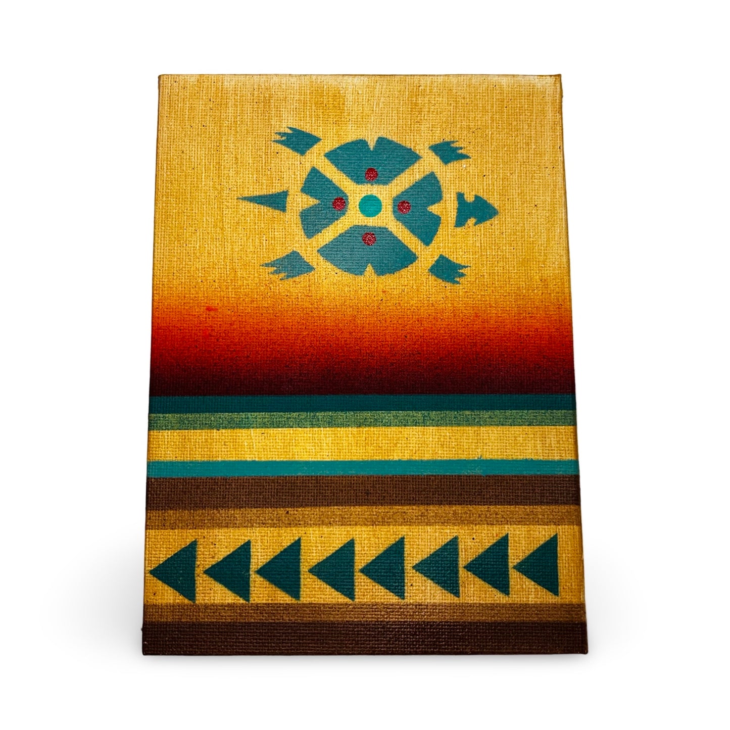 AC Painted Magnet on Canvas