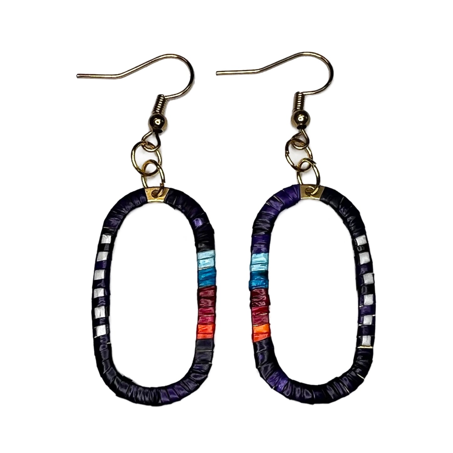 ARC Quill Oval Earrings