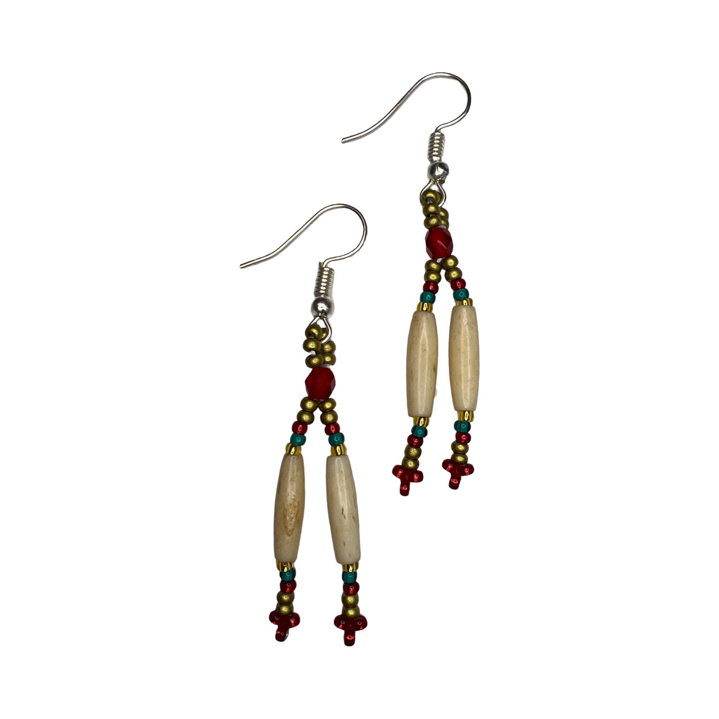 CDT Small Hollow Bone Earrings