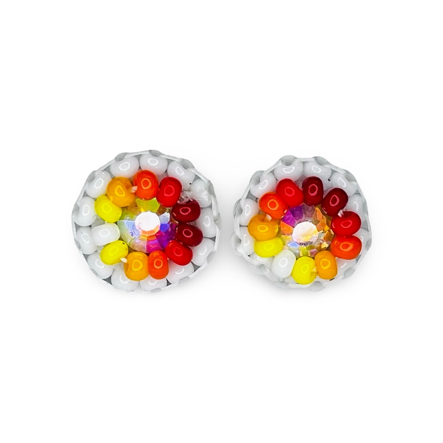 MH Mini Beaded Stud Earrings