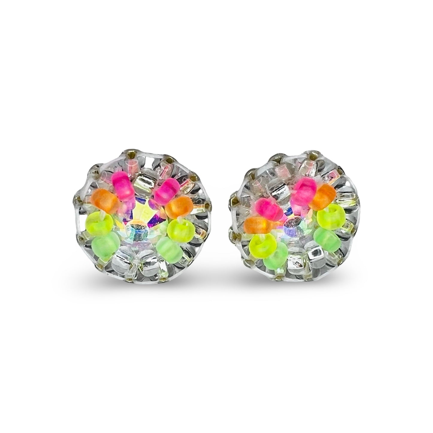 MH Mini Beaded Stud Earrings