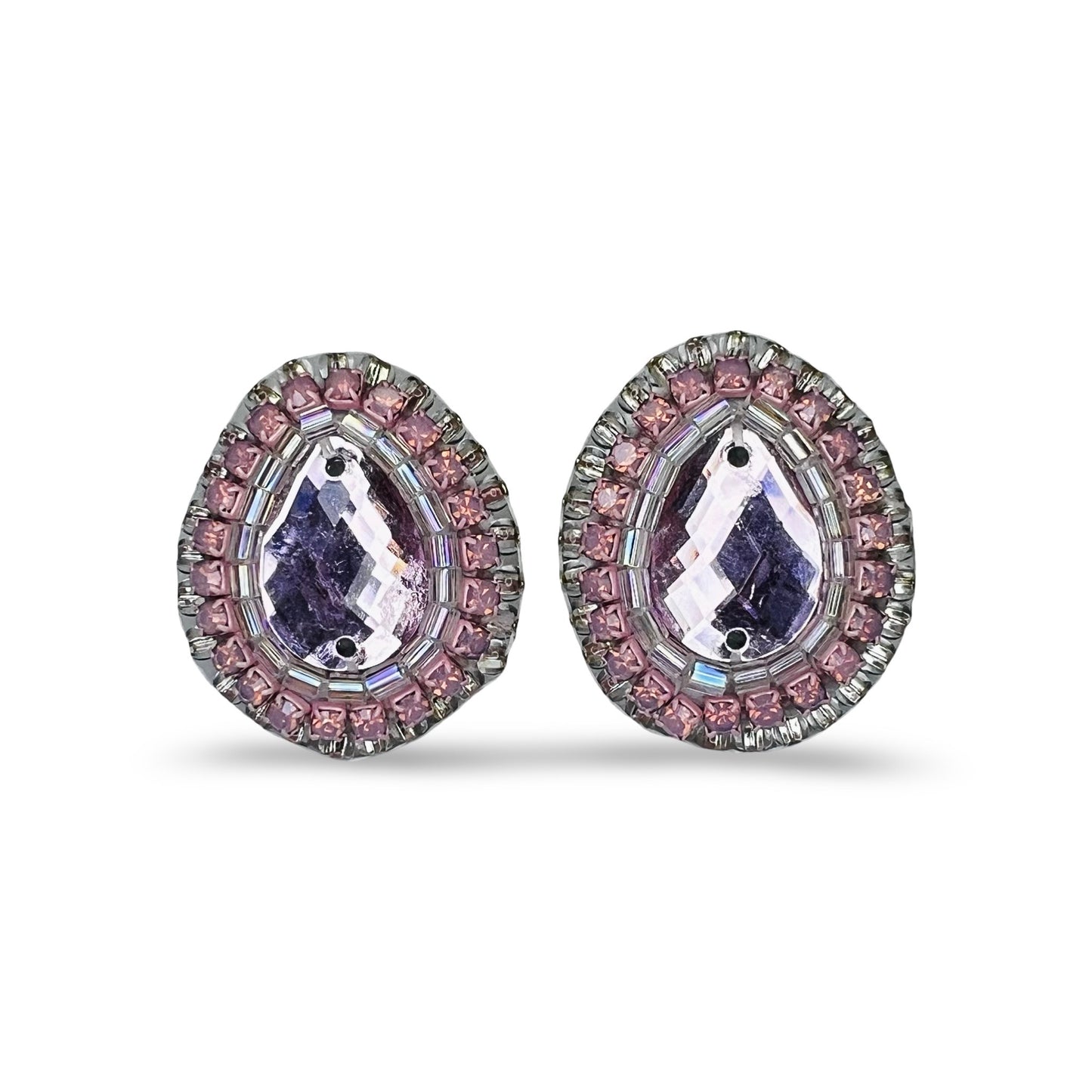 MH Beaded Stud Earrings