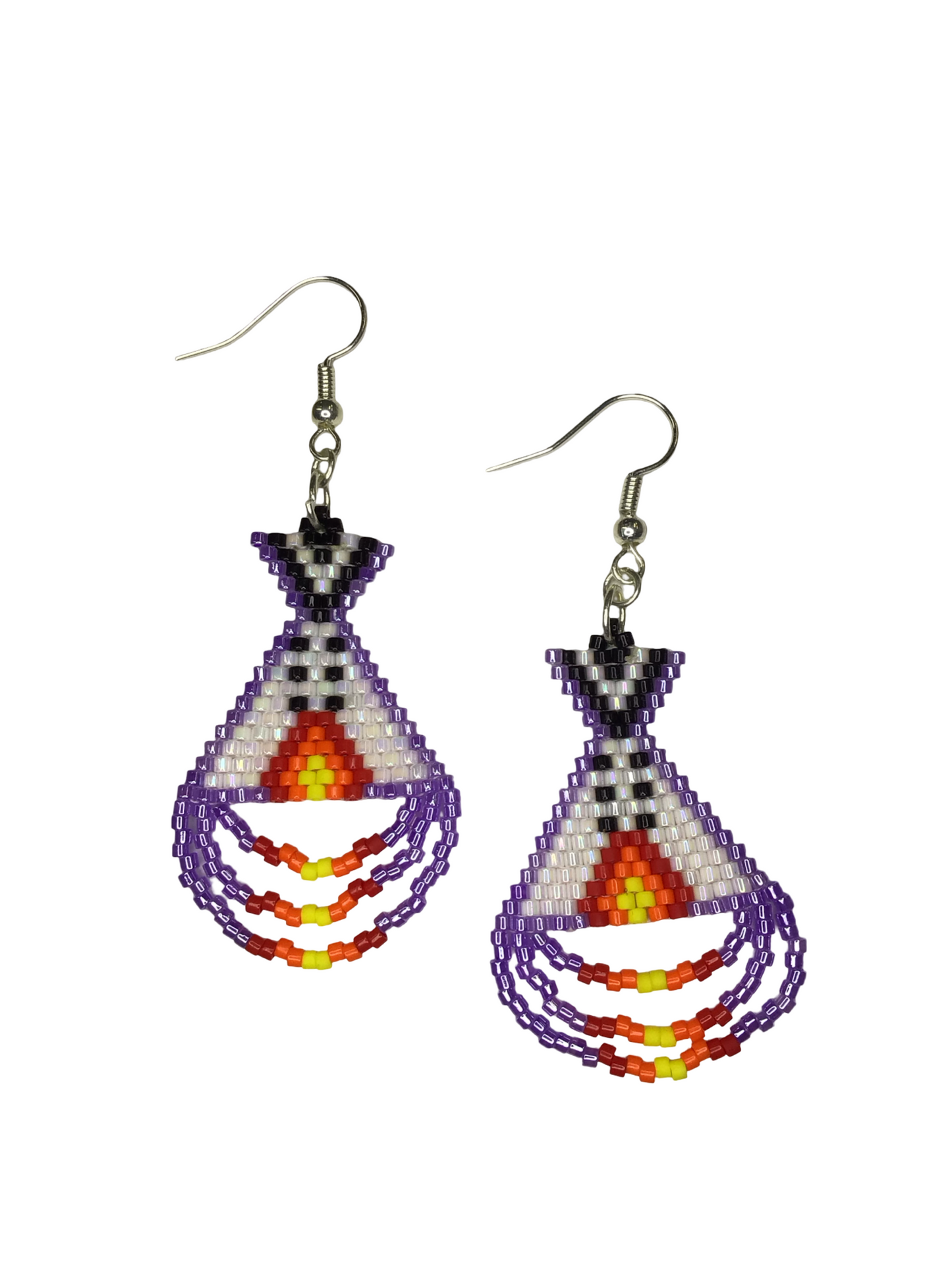 MirRC Beaded Tipi Earrings