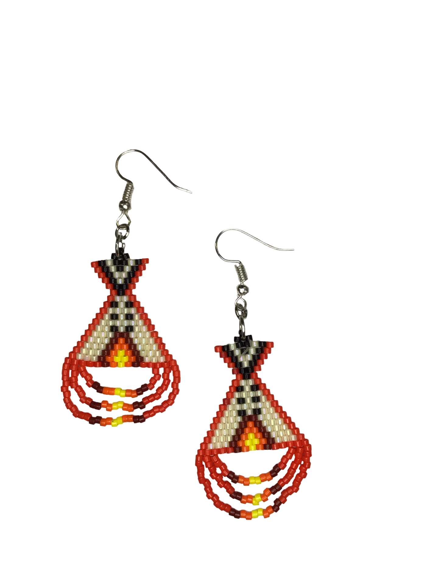 MirRC Beaded Tipi Earrings