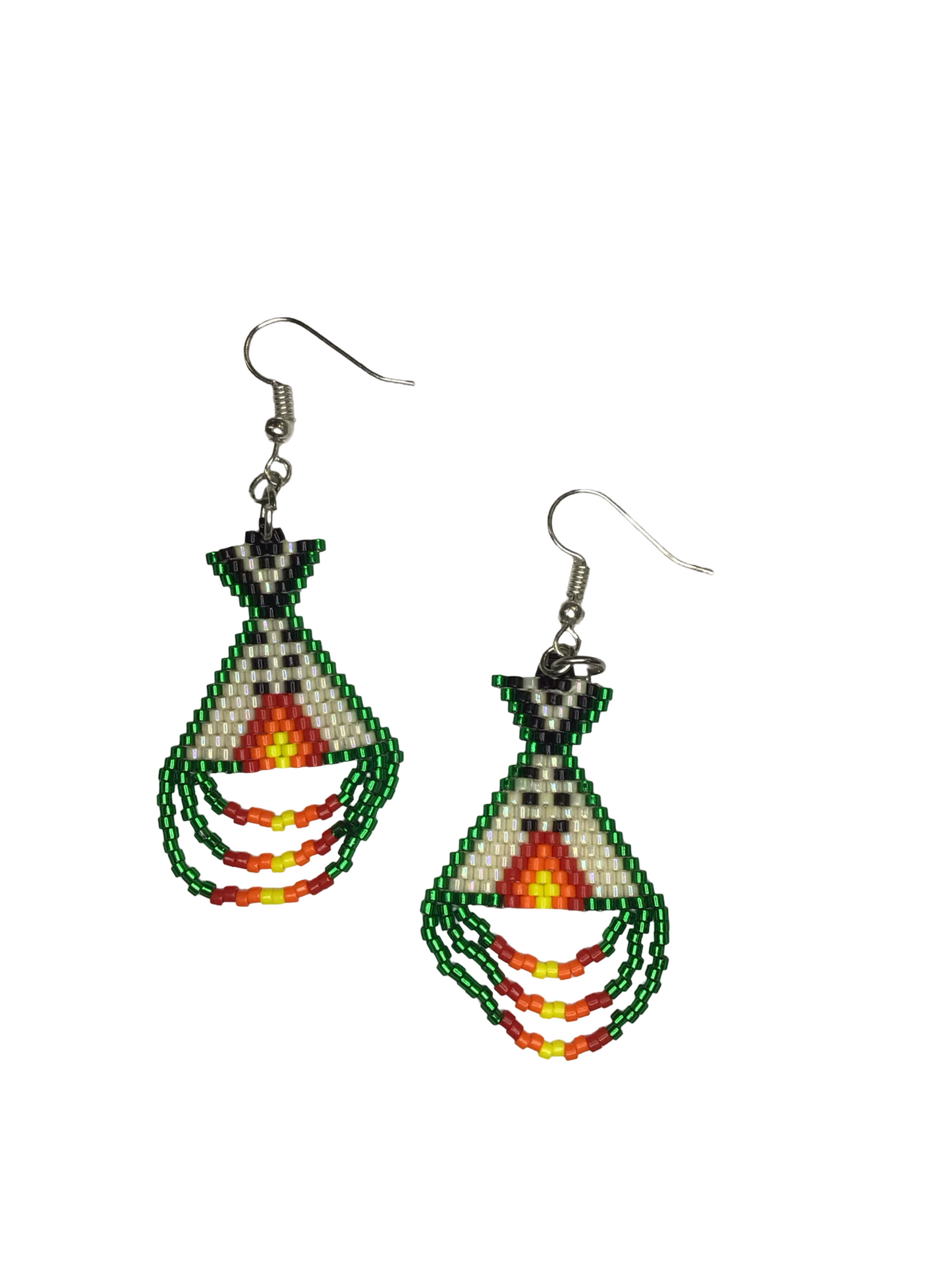 MirRC Beaded Tipi Earrings