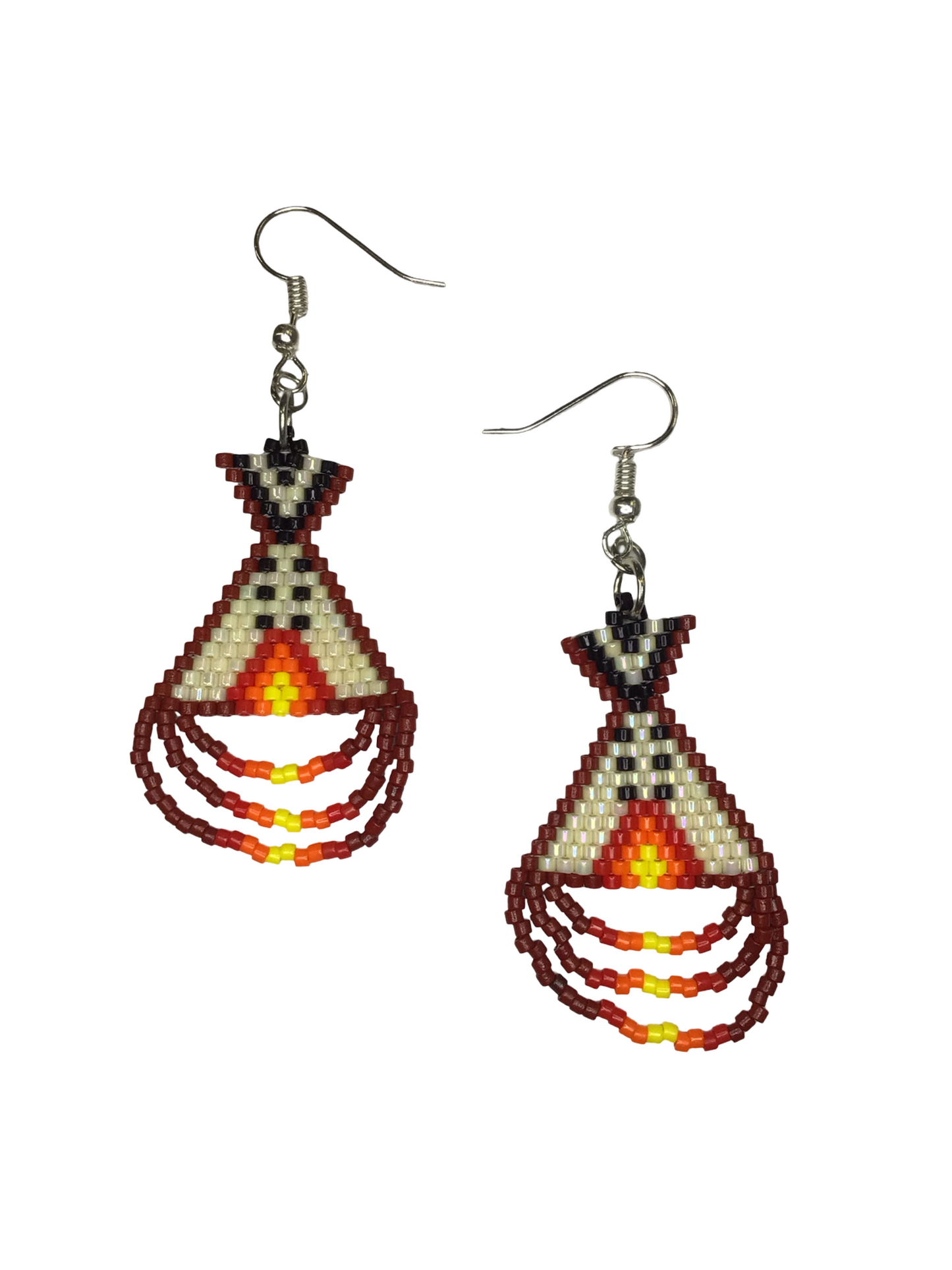 MirRC Beaded Tipi Earrings