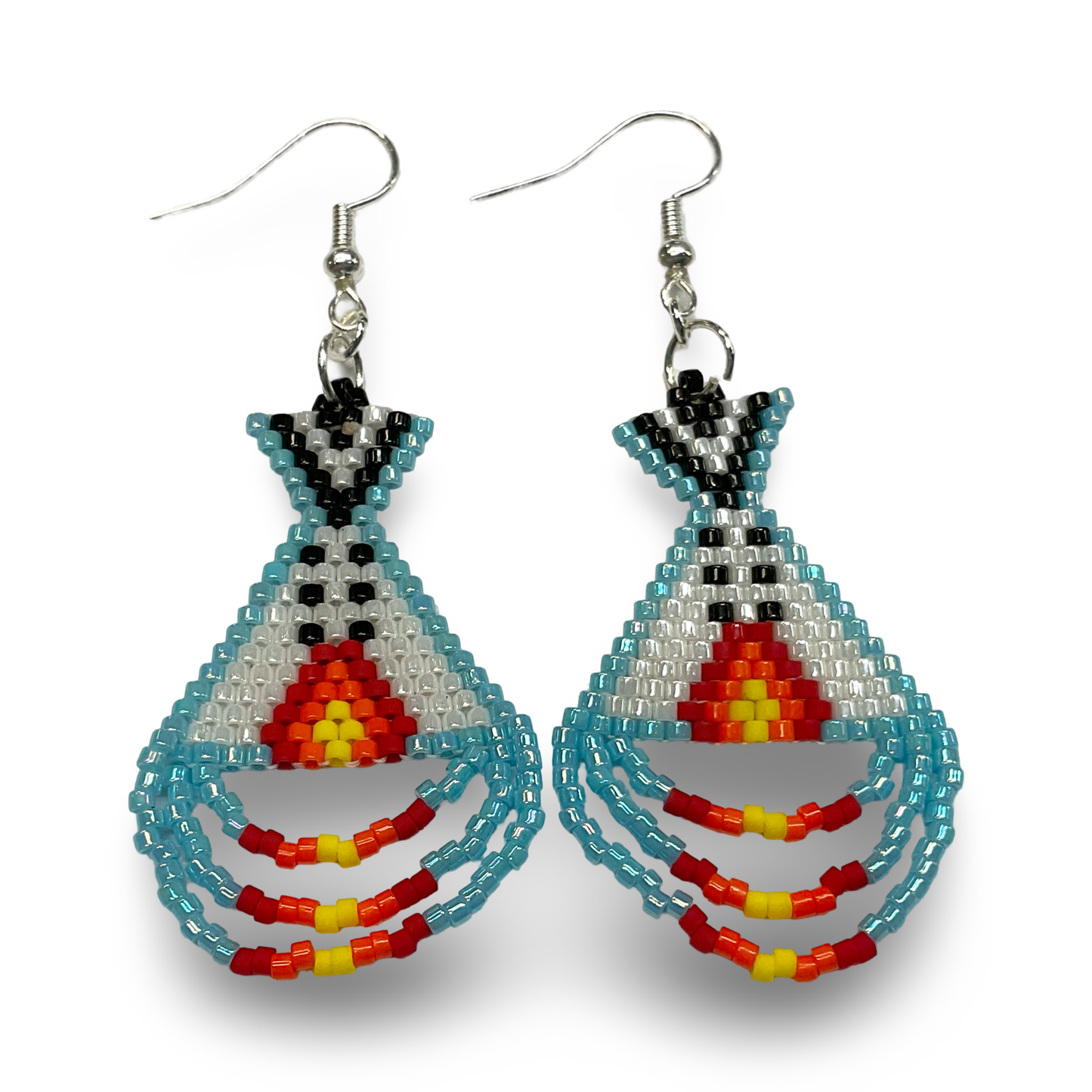 MirRC Beaded Tipi Earrings