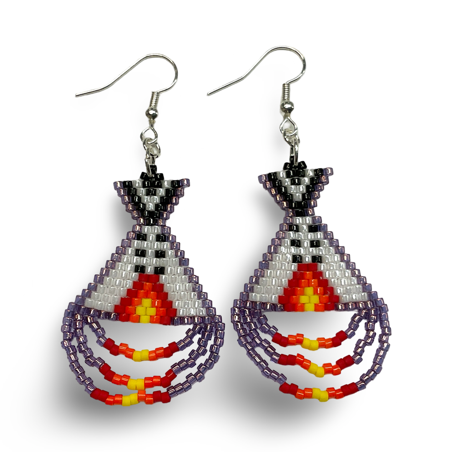 MirRC Beaded Tipi Earrings