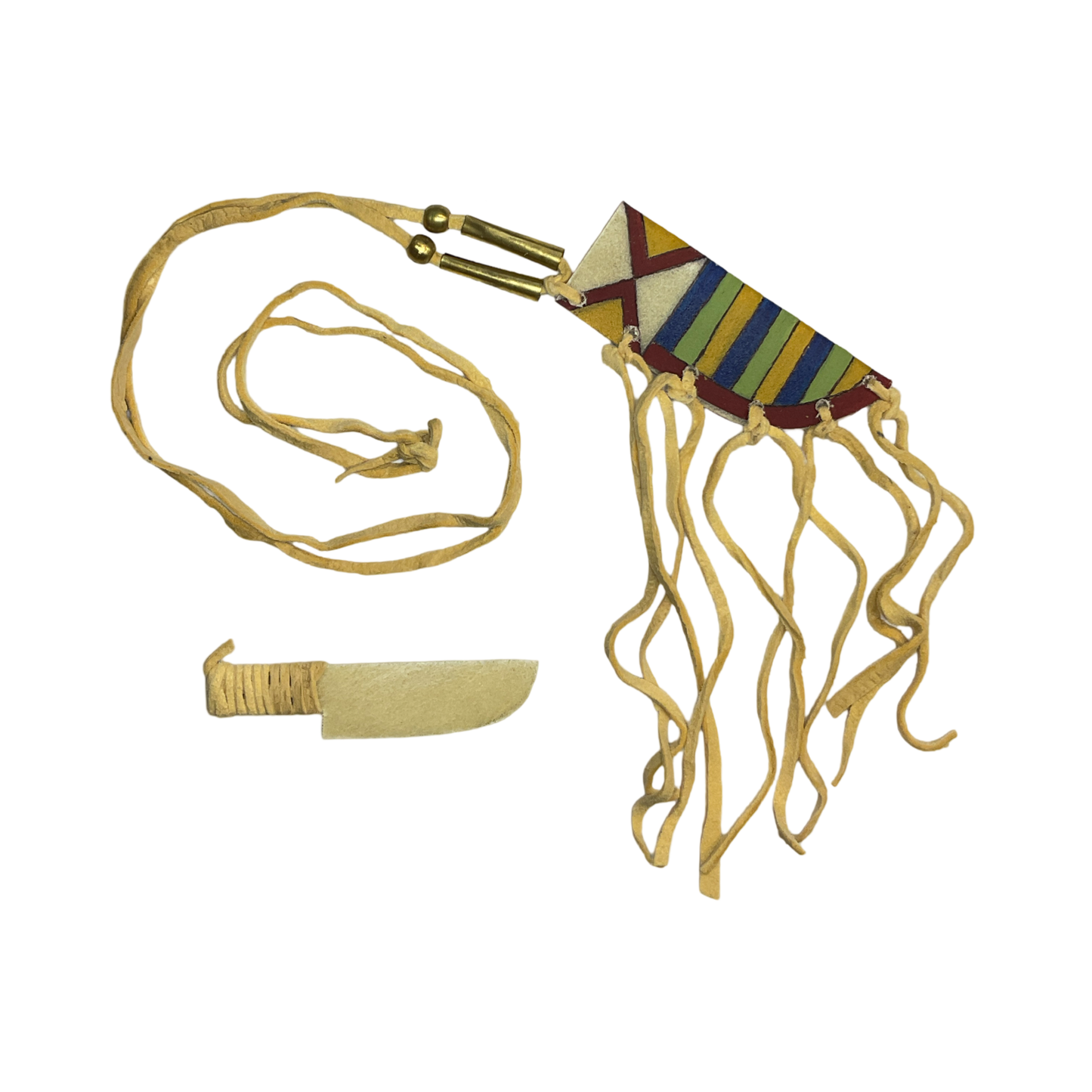 JE Parfleche Knife in Sheath Necklace