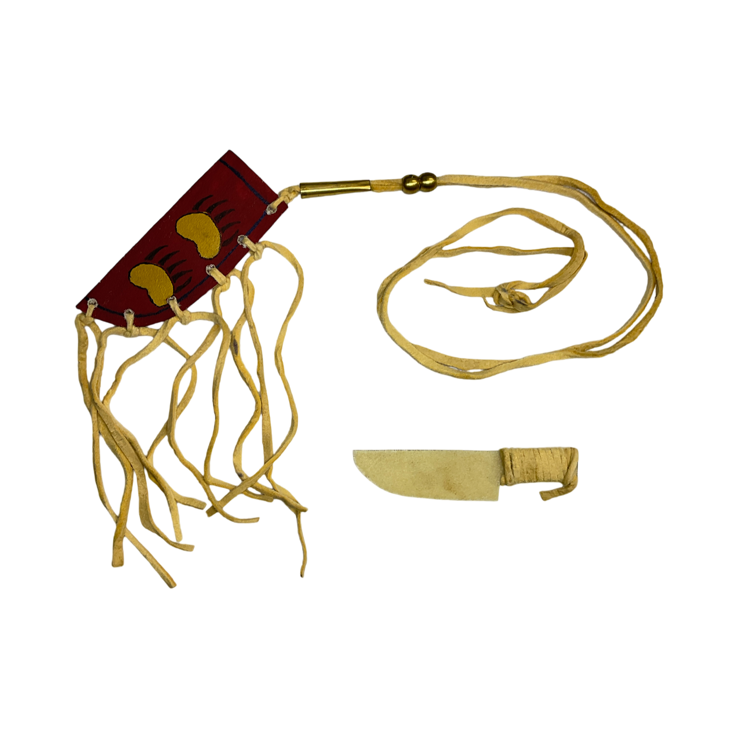 JE Parfleche Knife in Sheath Necklace