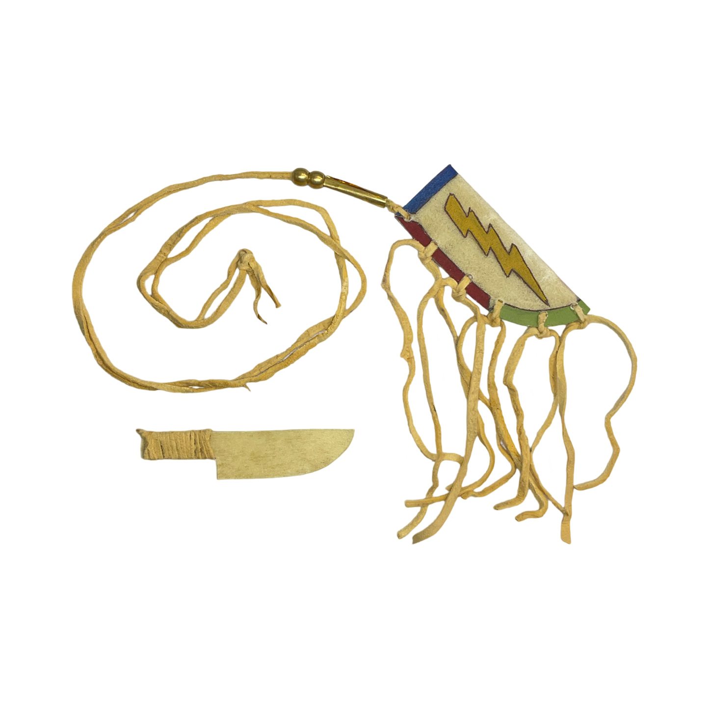 JE Parfleche Knife in Sheath Necklace