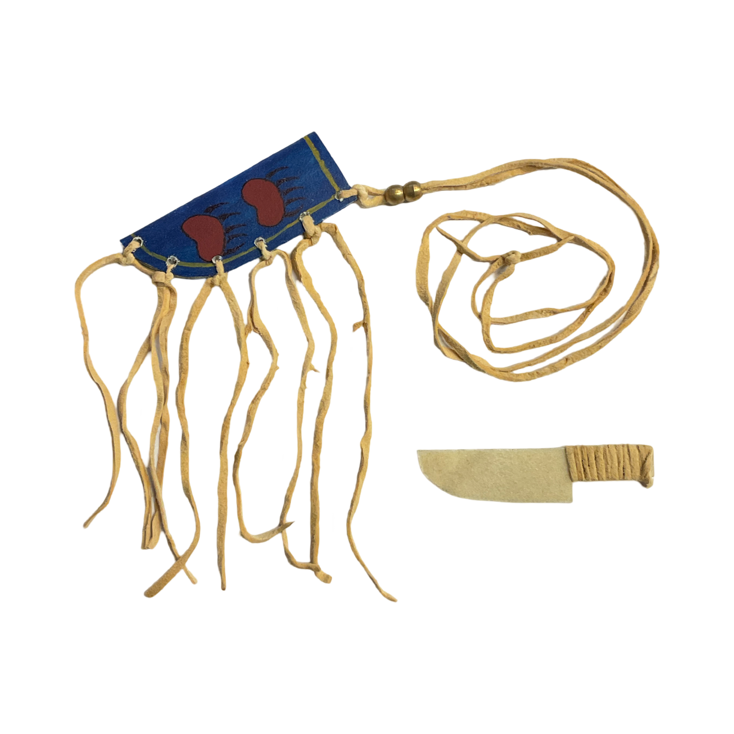 JE Parfleche Knife in Sheath Necklace