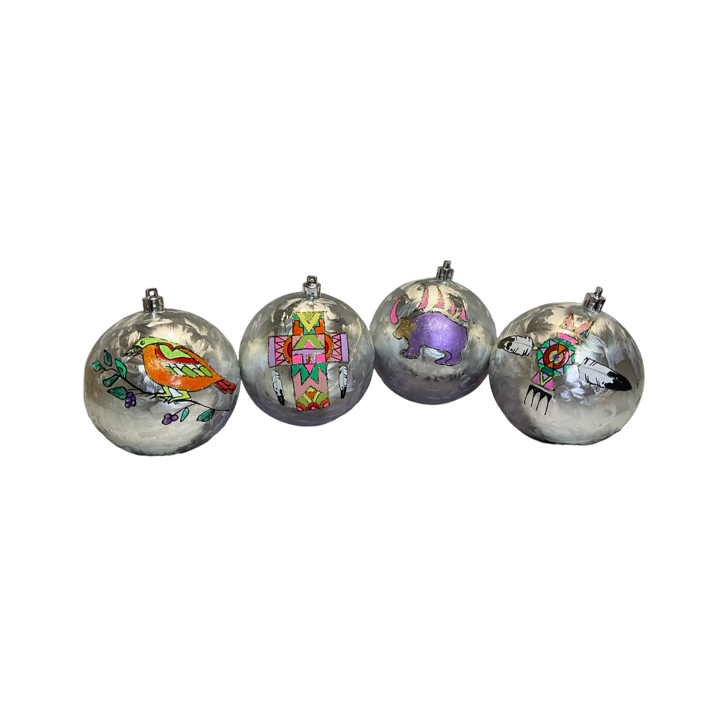 LTB Large Painted Ornaments
