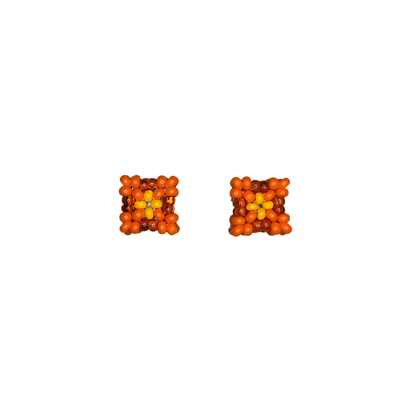 JR Beaded Stud Earrings