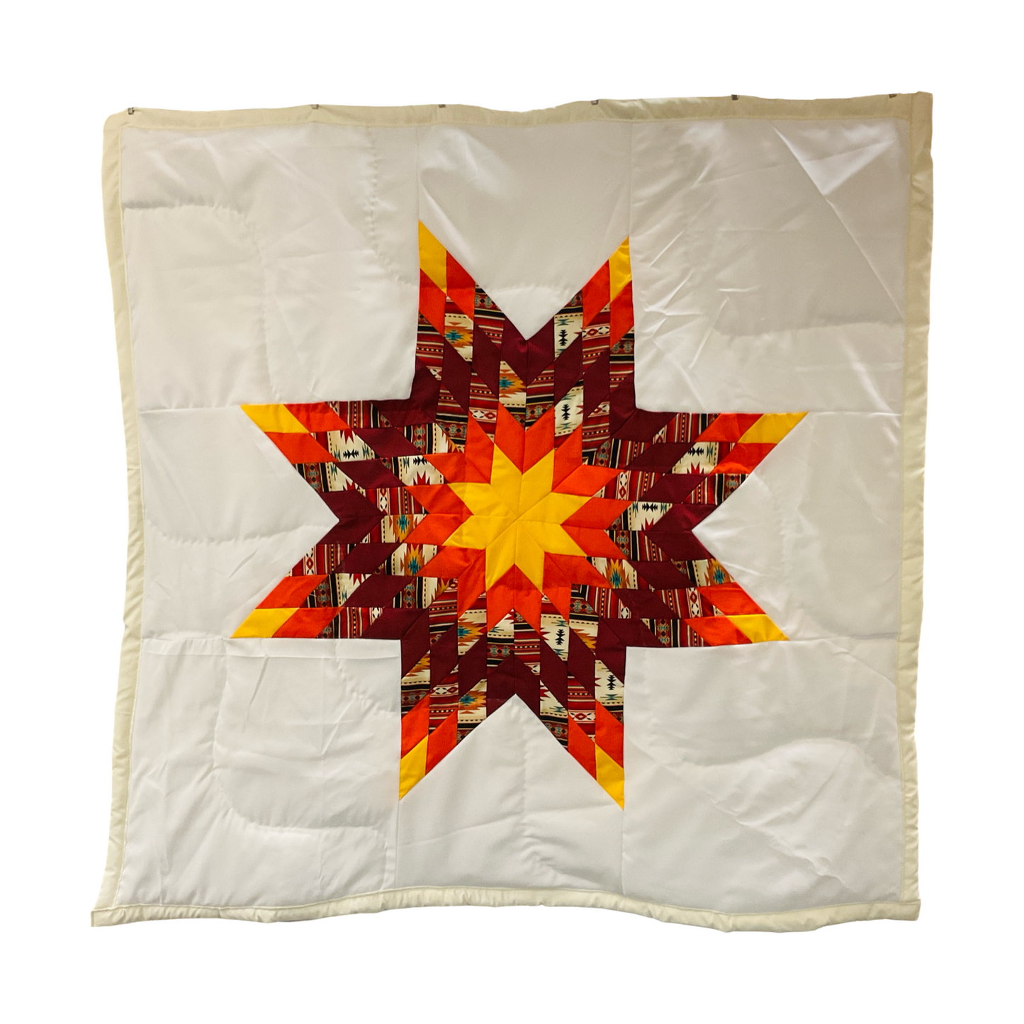 KHP Maroon Baby Star Quilt