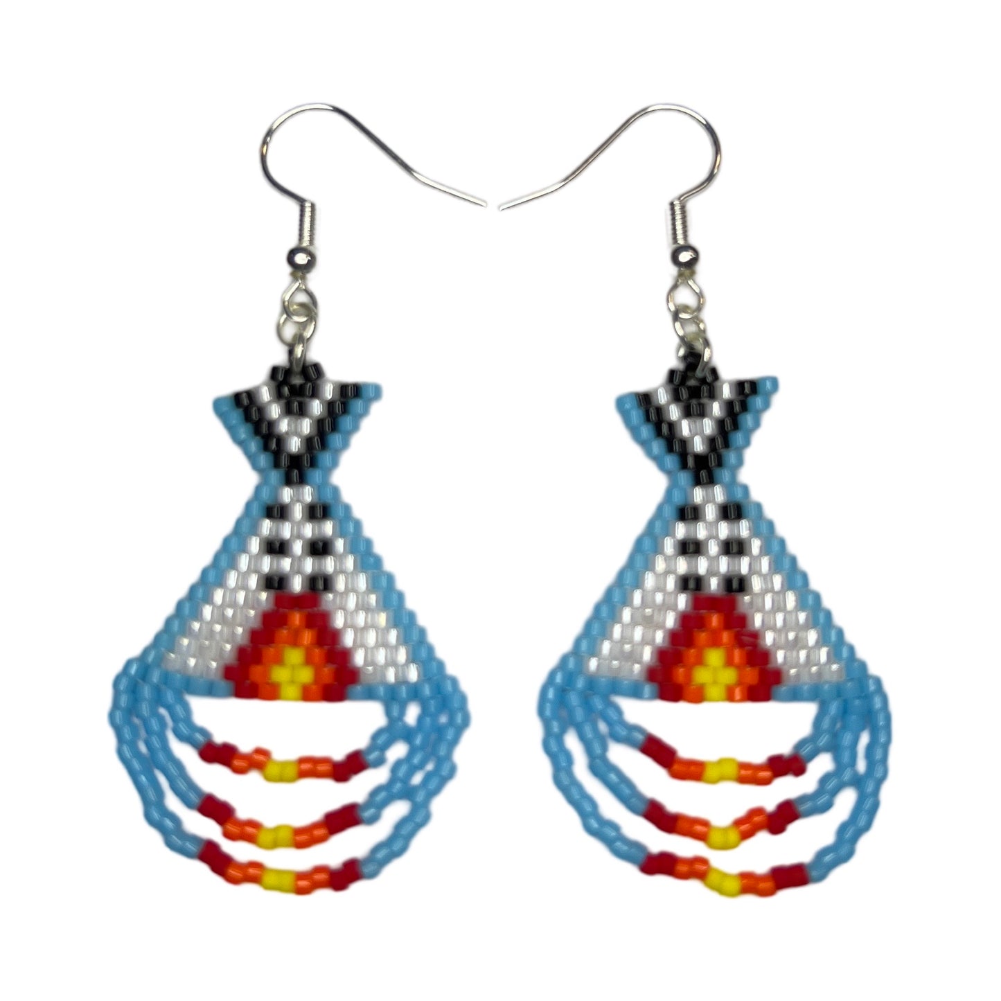 MirRC Beaded Tipi Earrings
