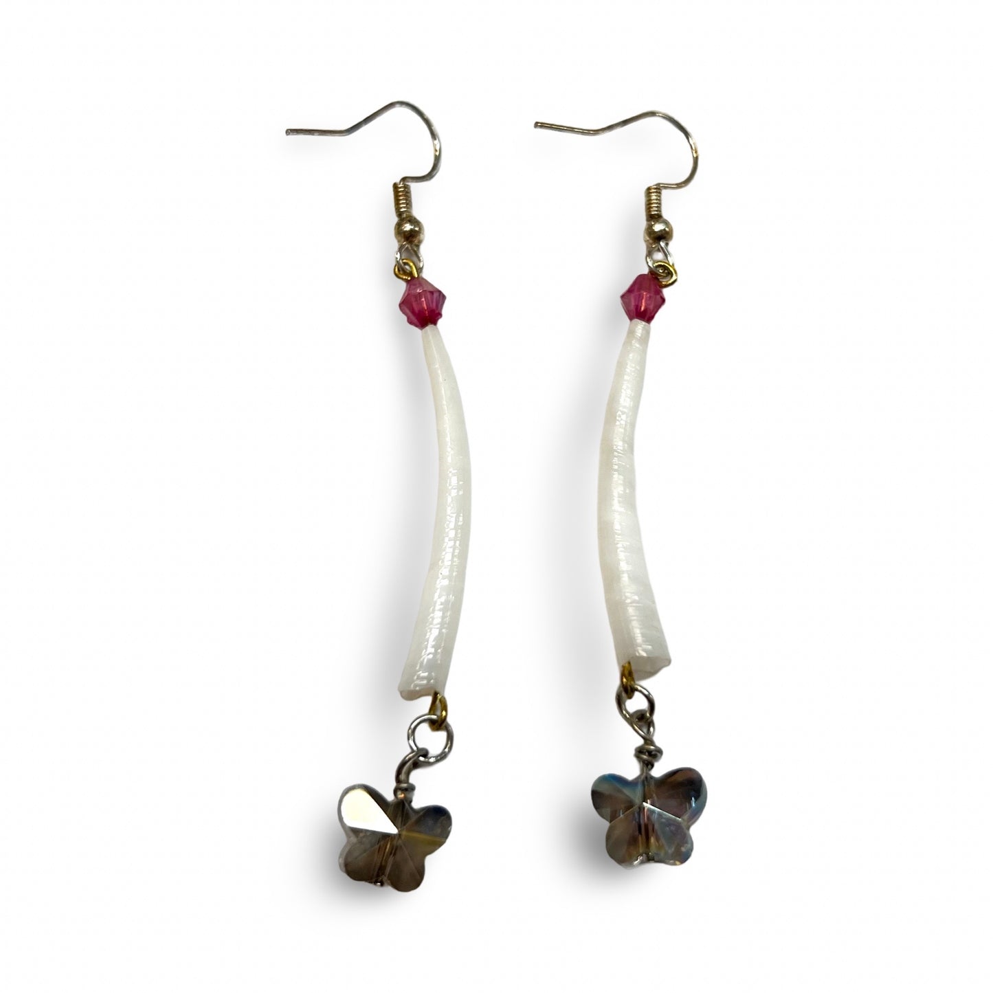 SG Dentalium & Gem Earrings