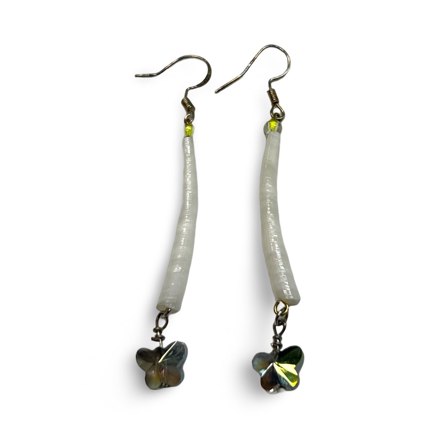 SG Dentalium & Gem Earrings