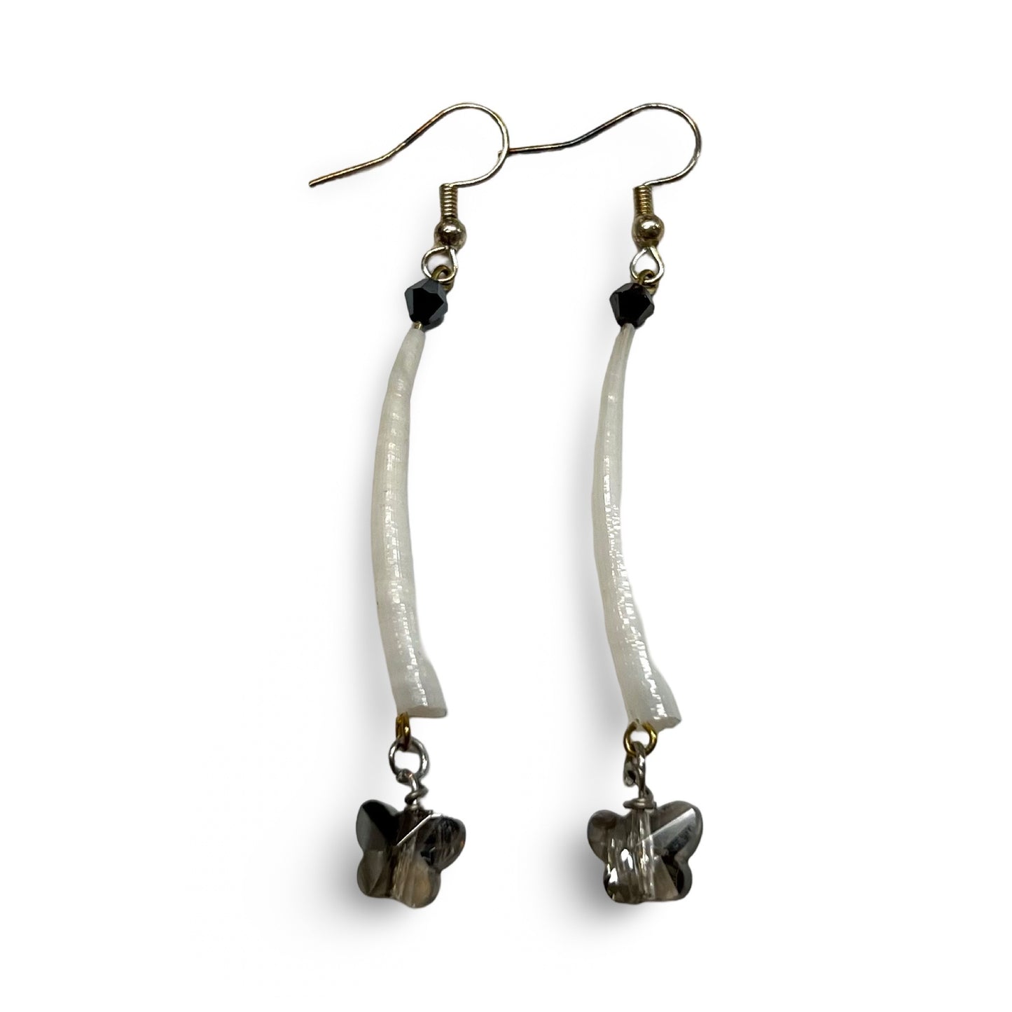 SG Dentalium & Gem Earrings