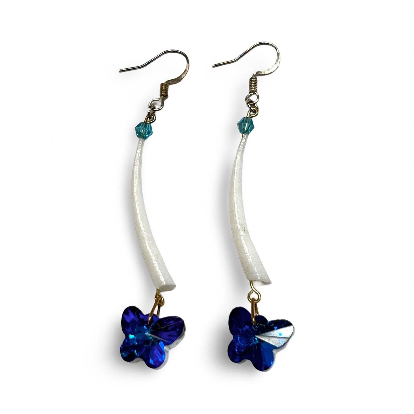 SG Dentalium & Gem Earrings