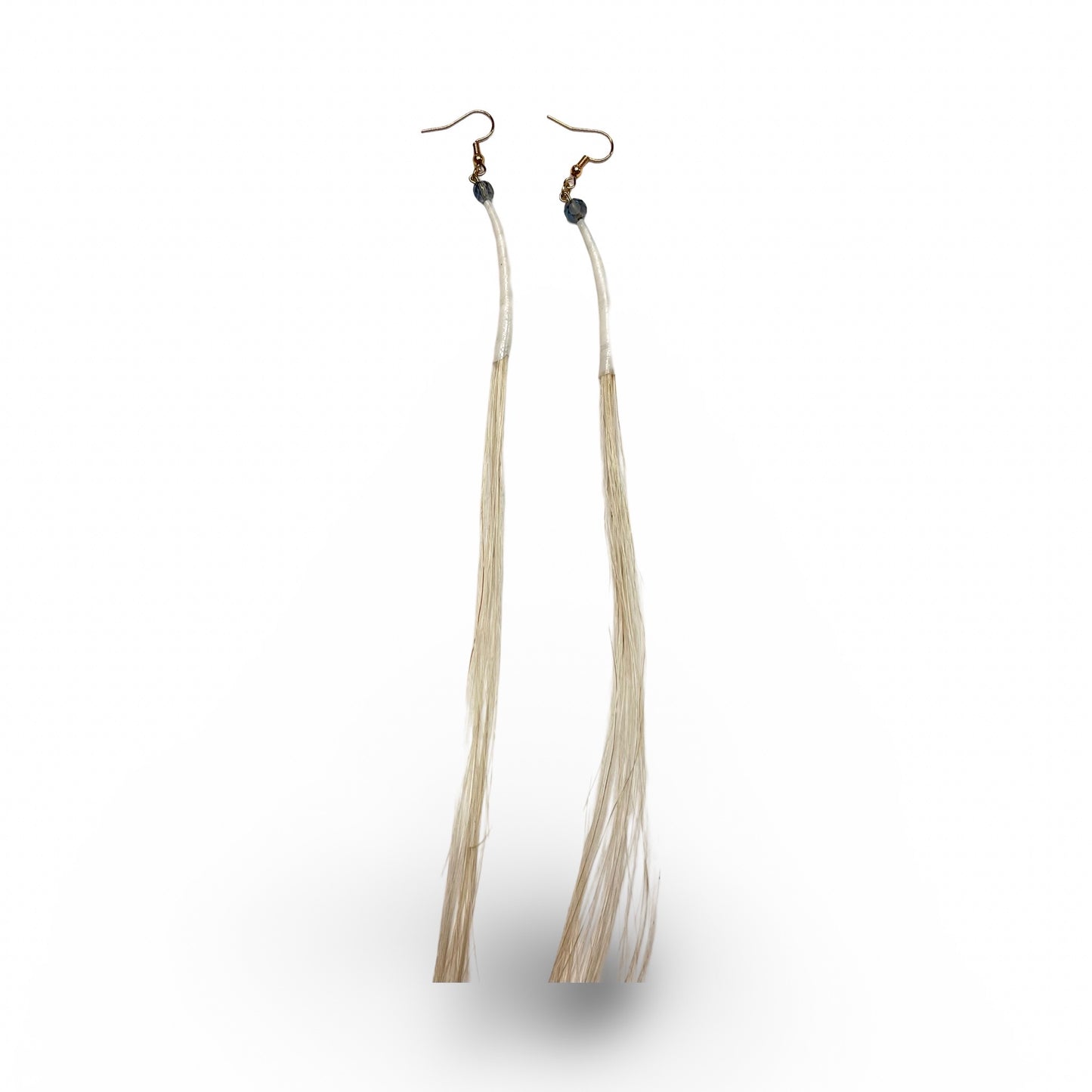 SG XL Horse Hair & Dentalium Earrings